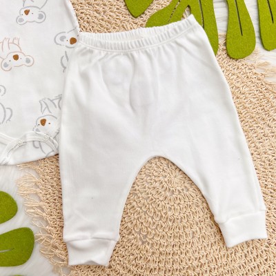 Conj. Body Manga Longa e Calça Coalas - Off White